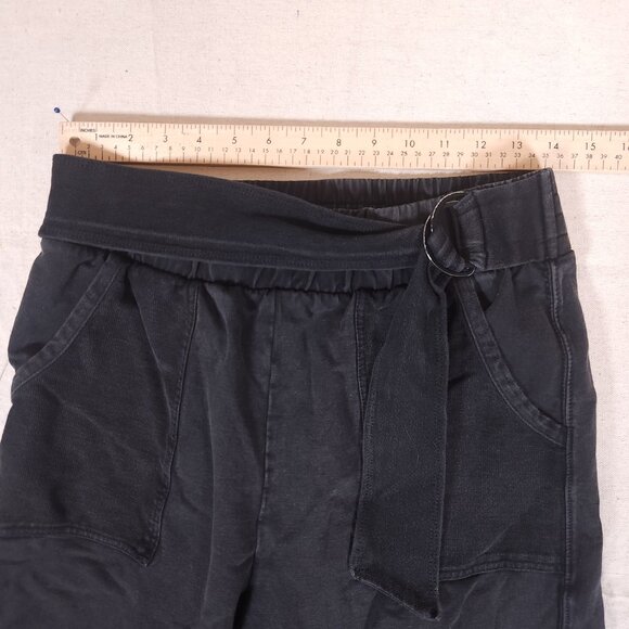 Saturday Sunday Anthropologie Sydney Jogger Pants Womens Small Belted FLAW - Picture 5 of 16